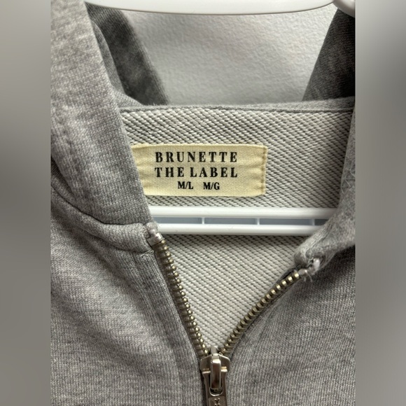 Brunette the Label Zip Up, “Muskoka State of Mind” - Picture 2 of 3